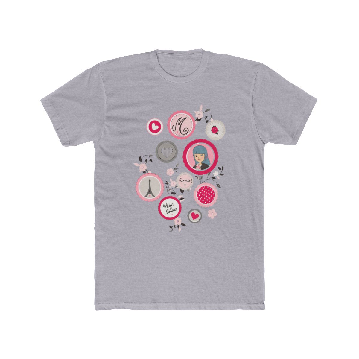 Miraculous Ladybug Marinette Stamps T Shirt | Marionetta - alternate angle 3, merchandise