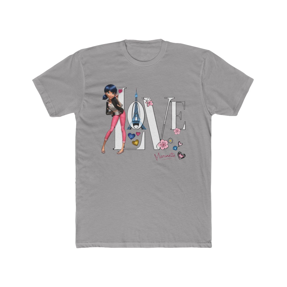 Miraculous Ladybug Marinette Love Paris T Shirt | Marionetta - Official T-Shirts merchandise